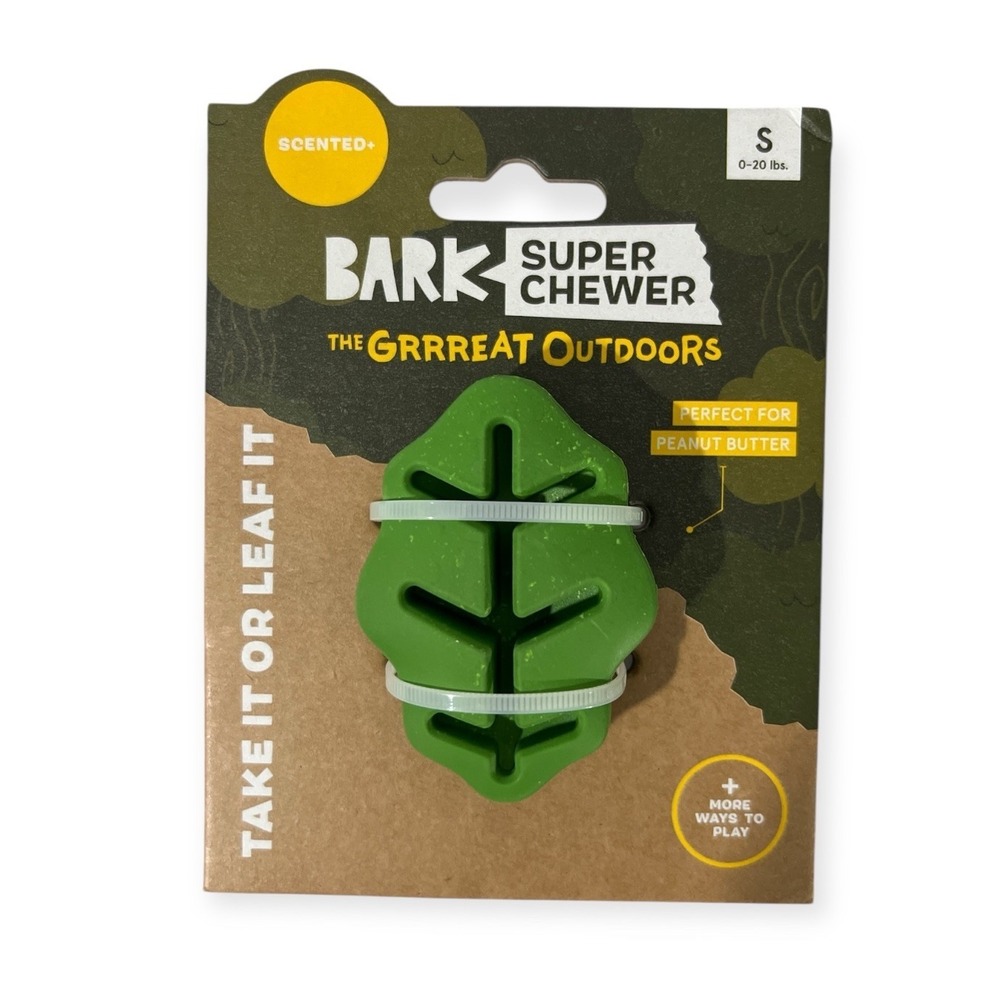 BARK BOX SUPER CHEWER TAKE IT OR LEAF IT NEW!! SMALL (0-20)
